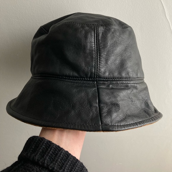Leather Bucket Hat - Picture 5 of 5